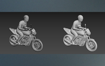 Modélisation d'une moto à partir d'images Modélisation d'une moto à partir d'images